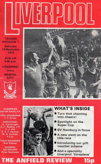 Match programme